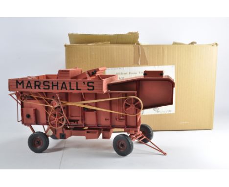 Very Rare Tractoys 1/16 Scale Hand Built Marshall's Threshing Machine. Only 150 built but few remain complete due the fragile