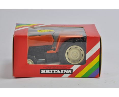 Britains 1/32 Farm Tractor in Orange. M in Box.