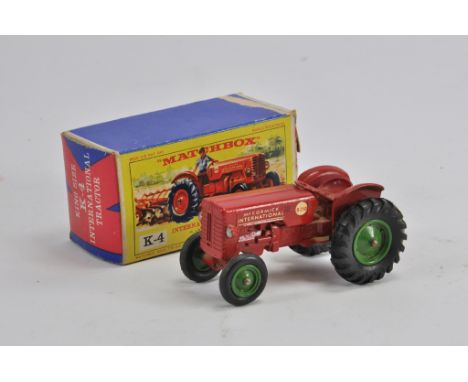 Matchbox No. K-4 Kingsize McCormick International Tractor. E in F Box.