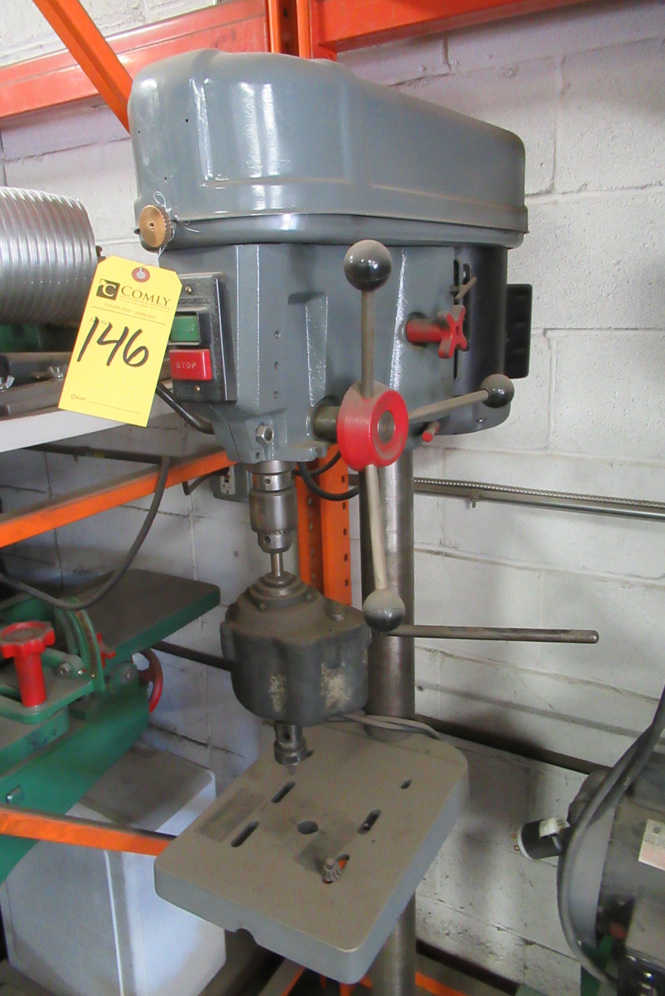 Rockwell Drill Press w/Threading Device, m/n 65000, s/n 1342251