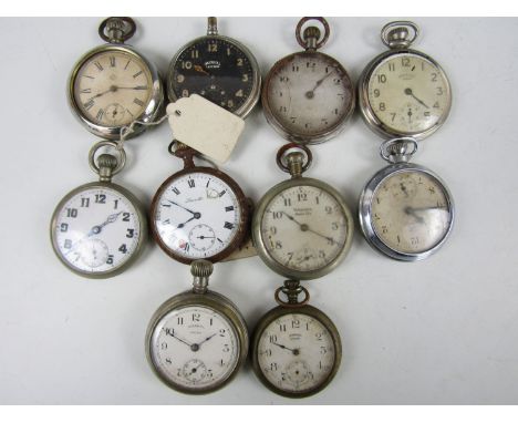 A quantity of vintage pocket watches (10)