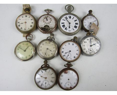 A quantity of vintage pocket watches (10)