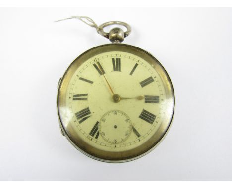 A Victorian silver cased lever pocket watch by Lewis Levy of Middlesbrough on Tees