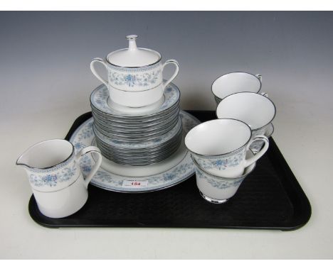 A Noritake Blue Hill pattern tea set