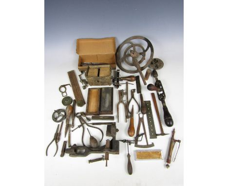A large quantity of vintage watchmakers’ tools