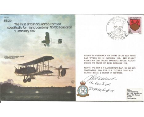 WW2 BOB fighter pilot Flt Lt K. C. Edwards 600 sqn signed The first British Squadron formed specifically for night bombing No