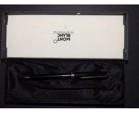 A boxed Mont Blanc 'Classic' ballpoint pen.