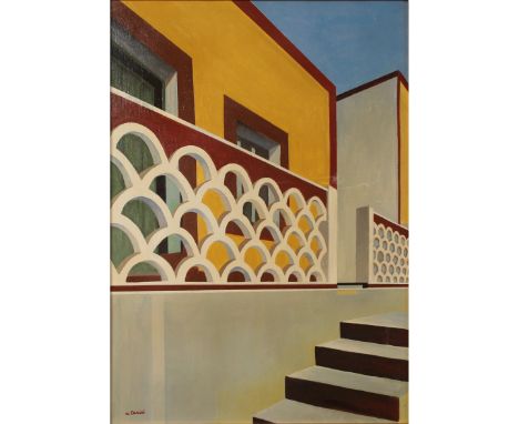 Dipinto ad olio su tela in cornice. Cm 70x50Oil painting on canvas in frame. 70x50 cm