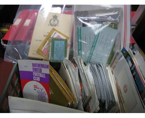 Rotherham United Programmes, books, wall fixture lists, testimonial brochures, UEFA U-18 at Millmoor Memorabilia, Hong Kong J