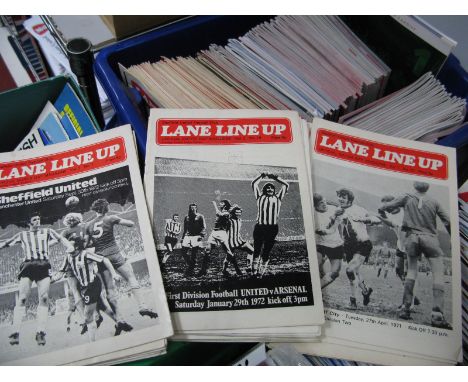 Sheffield United Programmes, 1970's - 2000's mainly homes, but away at Cambridge 1979- Anglo Scottish, 74 at Sheffield Wednes