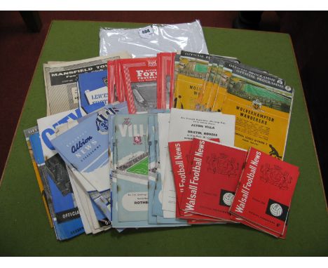 Wolves Programmes, 1960-61 v. Tottenham, F K Austria, Tiflis Dynamo. Birmingham City 1960-61 v. Inter Milan. Aston Villa 1960