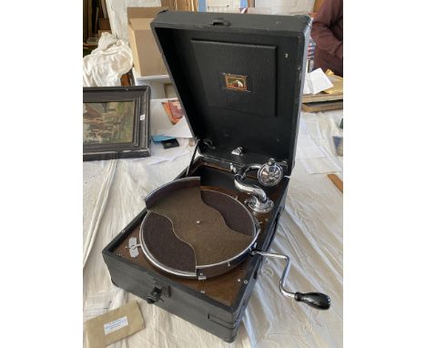 HMV Vintage Gramophone with Needles