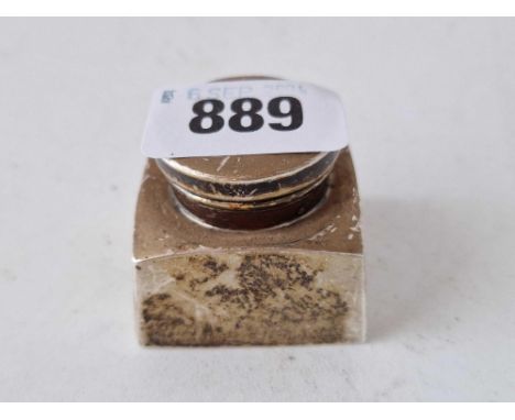 A Sterling Silver square pepper pot/ sander, 1.5 square