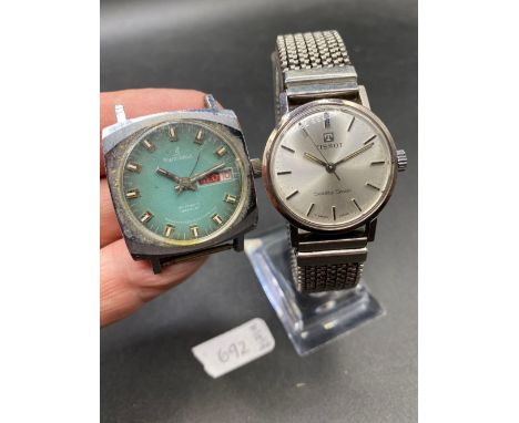 A gents Tissot wrist watch together with gents, Swiss IMA wrist watch