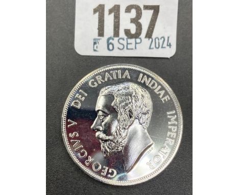 George V model four shillings, dated 1910