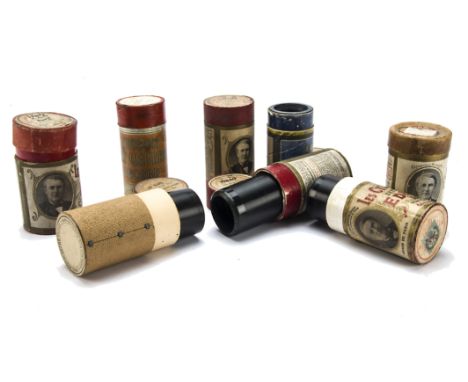 Vocal cylinders, 2 & 4- min: four French Edison, by Albers (mildewed), Gluck (2), Muratore; Pathé 586 Vallade; Blue Amberol 2
