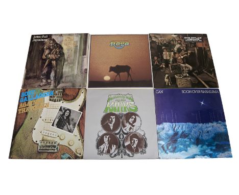 Rock / Prog LPs, approximately fifty-five Albums of mainly Rock and Progressive with artists including Can, Frank Zappa, Gene