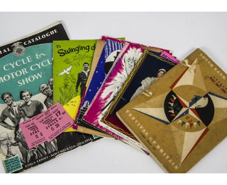Cliff Richard & programmes, two ticket stubs from the 1959 Cliff Richard show at the Gaumont Kilburn (one ticket has 1959 wri