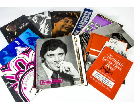 Jazz Programmes, thirty five programmes from a variety of artists including Ella Fitzgerald & Count Basie, Buddy Rich and Sta