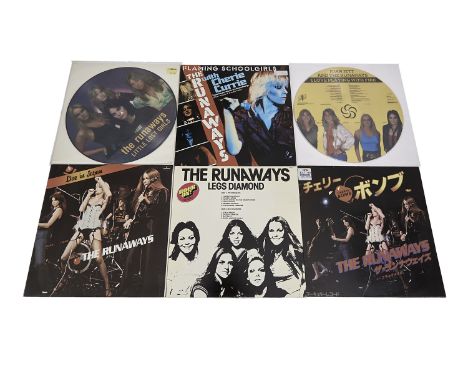The Runaways, nine albums including Rock On (with Legs Diamond), Flaming Schoolgirls, Live In Japan, And Now (Blue Vinyl) I L