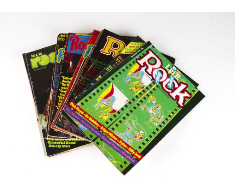 Let It Rock Magazine, fourteen copies of Let It Rock from 1973 to 1975 with cover stars including Pink Floyd, Led Zeppelin, F