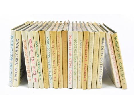 WAINWRIGHT (A), a collection of sketchbooks and drawing books, comprising, LAKELAND SKETCHBOOK, vols, 1-5, no dates, FURNESS 
