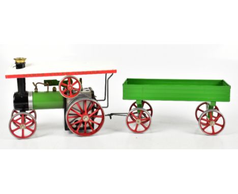 MAMOD; a boxed T.E.1 traction engine, and a boxed OW1 open wagon (2).