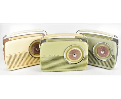 BUSH; three vintage radios (3).