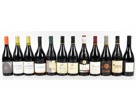 FRANCE; twelve mixed bottles of red wine, including one of Domaine Tollot-Beaut Chorey-les-Beaune, 2004, 750ml, 13%, etc (12)