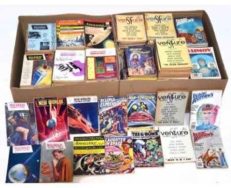 SCIENCE FICTION; a collection of vintage Venture Science Fiction magazines, twenty editions, with a selection of other soft b