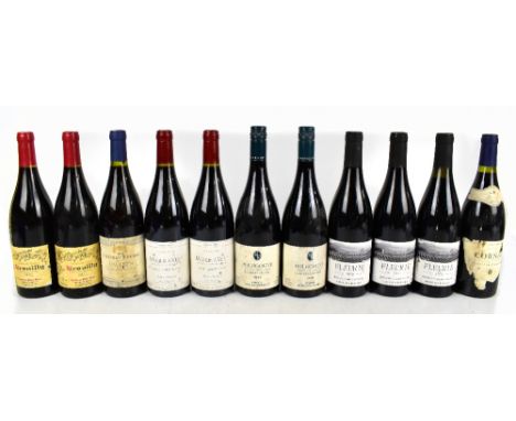 FRANCE; eleven bottles of mixed red wine including two bottles of Bourgogne Les Bons Batons 2004, 750ml, 12.5%, etc (11).PLEA