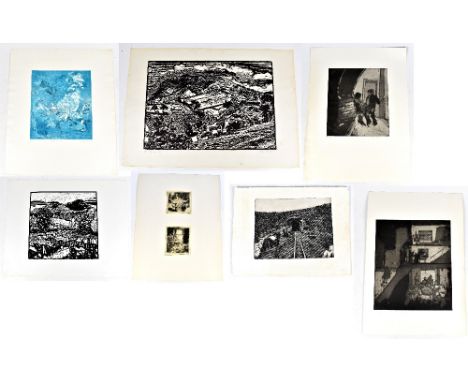 BOB FRITH; black and white print, 'Marbury Tor', signed and titled in pencil, 41 x 57cm, with an artist proof print signed 'A