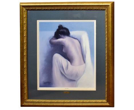 DOMINGO CARMEN GLORIA; a pencil signed limited edition print, 'Hidden Fort' 163/850, 60 x 49cm, framed and glazed. (D)Additio