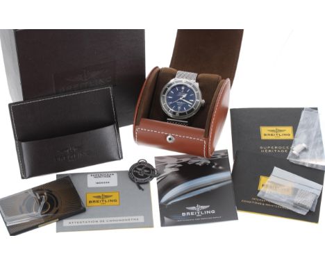 Breitling SuperOcean Heritage 46 automatic stainless steel gentleman's wristwatch, ref. A17320, serial no. 1800xxx, circa 201