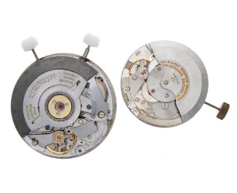 Jaeger-LeCoultre Memovox automatic wristwatch movement, cal. 916; together with a LeCoultre automatic wristwatch movement (2)
