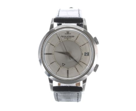 Jaeger-LeCoultre Memovox alarm 'oversized' automatic stainless steel gentleman's wristwatch, ref. E855, case no. 1035xxx,  ci