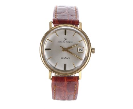 Boodle & Dunthorne 18ct automatic gentleman's wristwatch, case ref. 382847 983, import hallmarks for Sheffield 1972, signed s