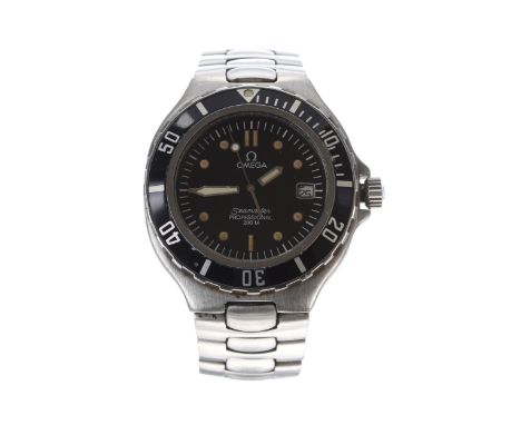 Omega Seamaster Professional 200m (pre-Bond) stainless steel gentleman's wristwatch, ref. 396.1062, circa 1993, serial no. 54