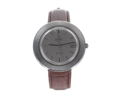 Omega De Ville automatic stainless steel gentleman's wristwatch, ref. 166.094, serial no. 33138xxx, circa 1971, circular case