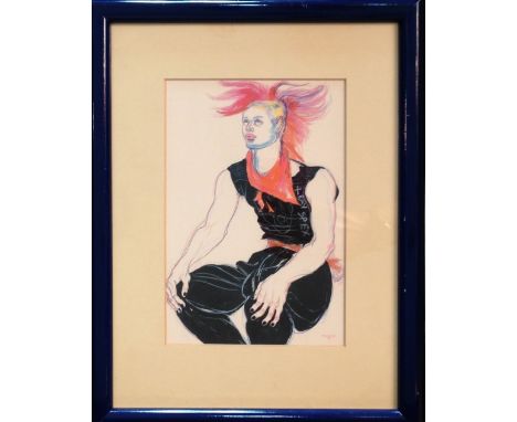§ Jo Brocklehurst (British, 1935-2006) Studies of Punks signed within the print lower left and lower right "Brocklehurst / 19