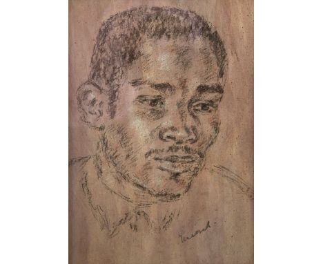 § Oliver Hilary Sambourne Messel (British, 1904-1978) Study of James Libard, an antique dealer signed lower right "Messel" ch