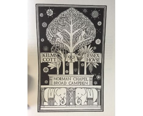 C. R. Ashbee's English Silverwork: a 1974 clothbound edition with introducing essays by Alan Crawford & Shirley Bury, numbere