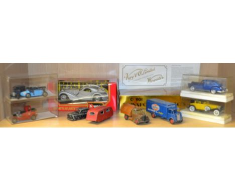 Toys and Juvenalia - a Corgi Toys Transport of the 1930s set, R9501;  Dinky Supertoys Ever Ready Guy van, others, Burago Buga