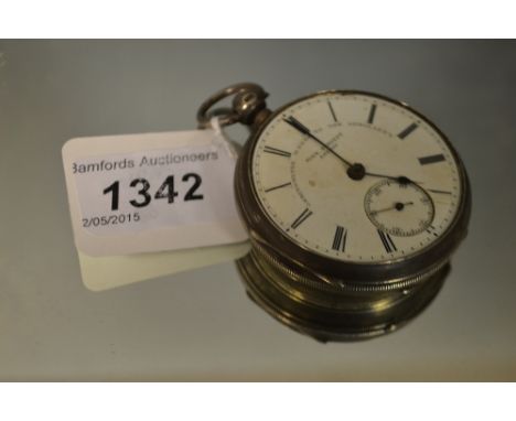 A silver fusee pocket watch, John Forest Chronometer Maker to the Admiralty, Chester 1896