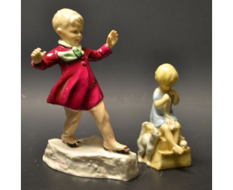 A Royal Worcester figure, January 3452, another Katie, modelled by F.G.Doughty (2)