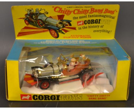 Corgi Toys - 266 Chitty Chitty Bang Bang model car, complete with four figures, front and back wings, window boxed