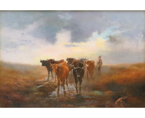 Charles Beresford Hopkins (b. 1895), After rain, possibly Congleton, Cheshire, oil on canvas, signed, inscribed verso, 22cm x
