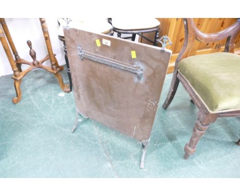 Copper firescreen 