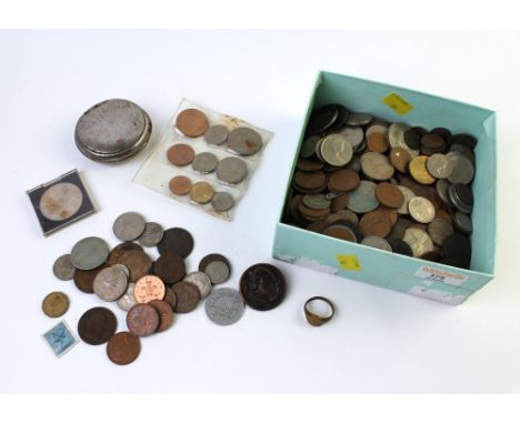 Vintage coins, current 2 pence and 1 pence etc 