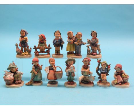 Goebel/Hummel figures, collection of twelve, various